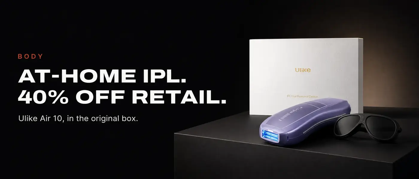 BODY. AT-HOME IPL. 40% OFF RETAIL. Ulike Air 10, in the original box.