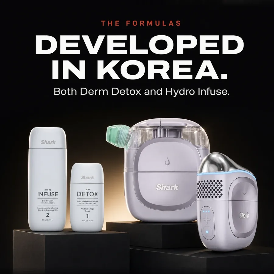 The formulas: Derm Detox and Hydro Infuse were both developed in Korea.