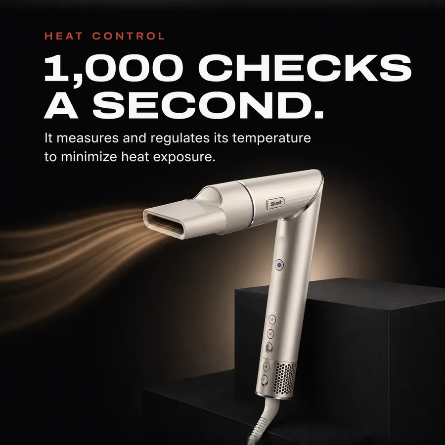 Heat control: it checks and regulates its temperature 1,000 times a second, to minimize heat exposure.