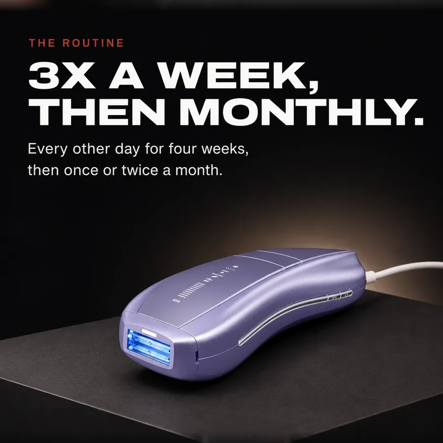 The routine: about three times a week, every other day, for the first four weeks, then once or twice a month.