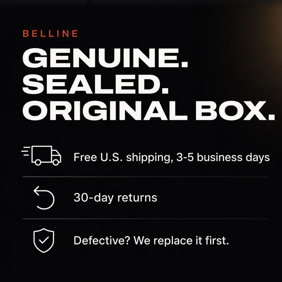 Genuine, sealed, original box. Free U.S. shipping in 3-5 business days, 30-day returns, defective items replaced first.